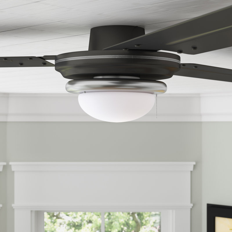 Red Barrel Studio® Trimble 1Light Bowl Ceiling Fan Globe Light Kit